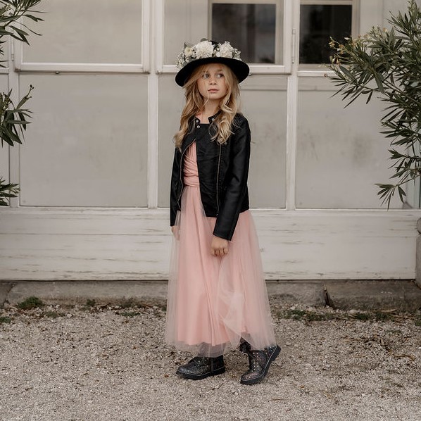 Kinderkleid, Wickelkleid für Kinder, Tüll